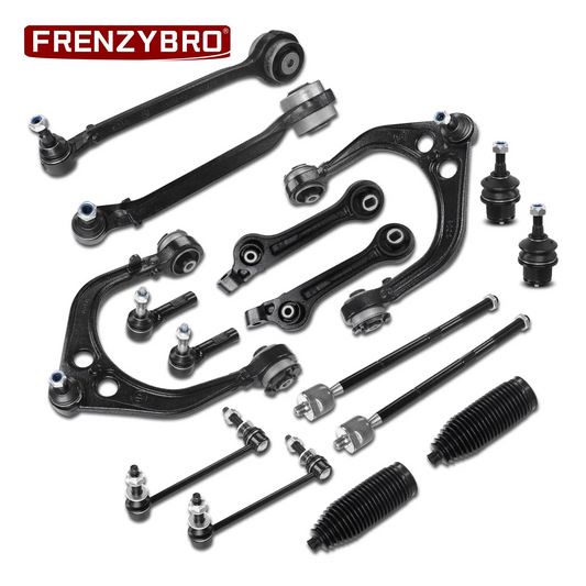 Frenzybro Front  Upper Lower Control Arm With Ball Joint Sway Bar Tie Rod Suspension Kit Compatible With 2011-2014 Chrysler 300, 2011-2019 Dodge Charger, 2011-2019 Dodge Challenger