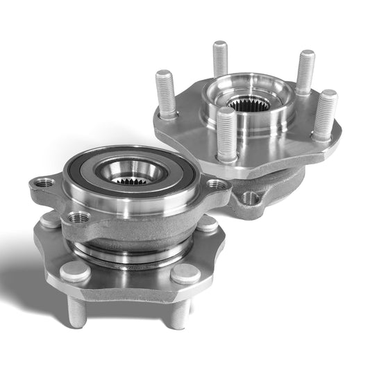 Frenzybro 2pcs Front Hub Assembly and Wheel Bearing Compatible with Nissan Rogue 2007-2023, Rogue Sport 2017-2022, Qashqai 20