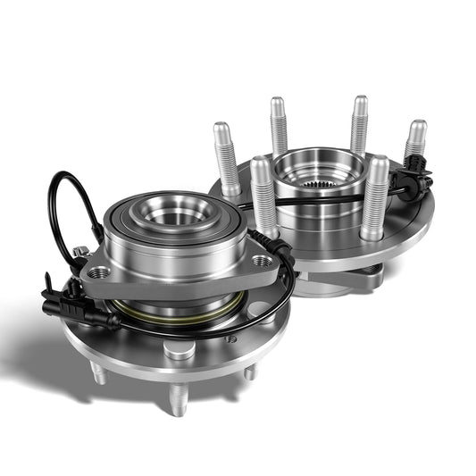 Frenzybro 2pcs Front Hub Assembly and Wheel Bearing Compatible with GMC Sierra 1500 Yukon XL 1500 Chevy Silverado 1500 Suburb