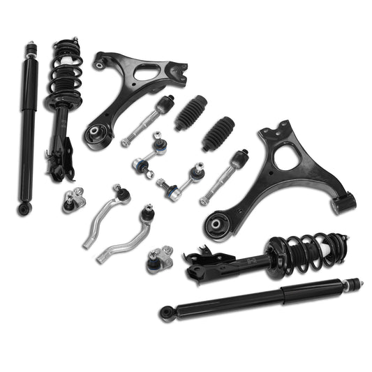 Frenzybro 16 Pcs Front Control Arm Rear Shock Absorber Suspension Kit