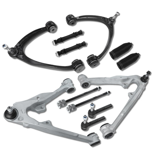 Frenzybro 12pcs Front Control Arm Tie Rod & Sway Bar Suspension Kit