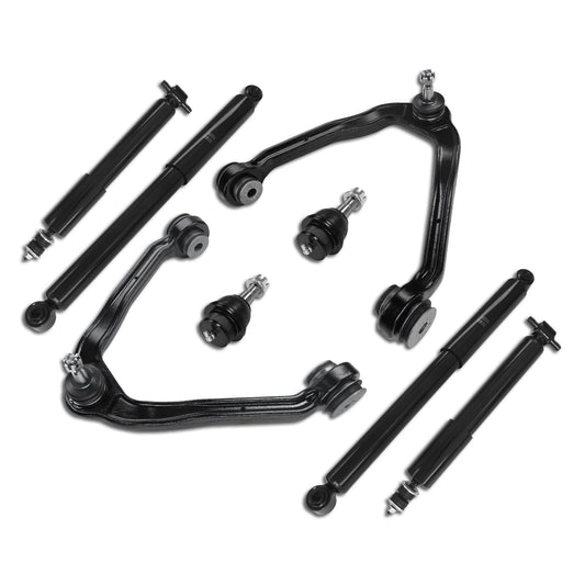 Frenzybro 2WD Front Upper Control Arm Shock Absorber Lower Ball Joint Suspension Kit Replacement For 2004-2006 Chevrolet Silv