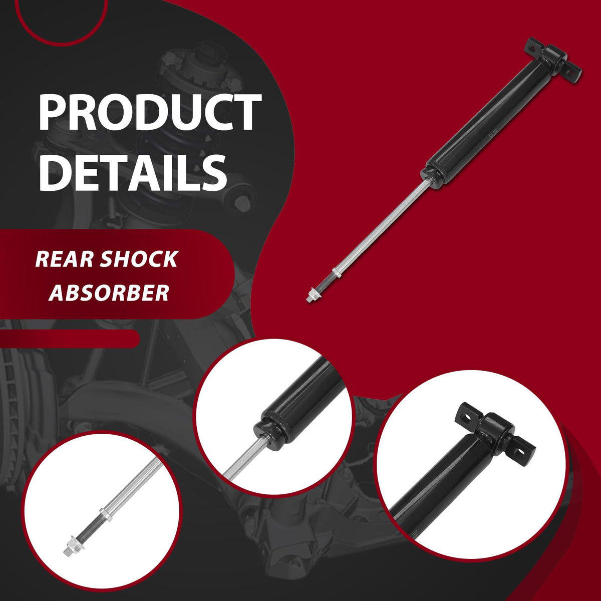 Frenzybro K623001 K623000 Shock Absorber Control Arm Fit for 13-20 Fusion