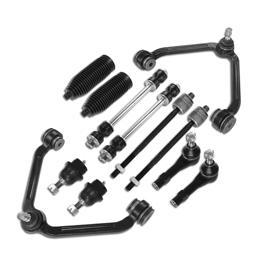 Frenzybro 12PCS Front Upper Control Arm Suspension Kit 1 Pc Design