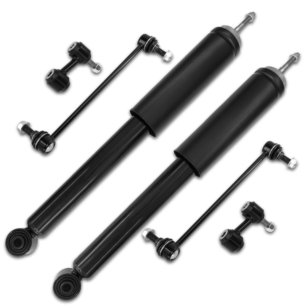 Frenzybro 6Pcs Rear Shock Absorbers Assembly Sway Bars Kit