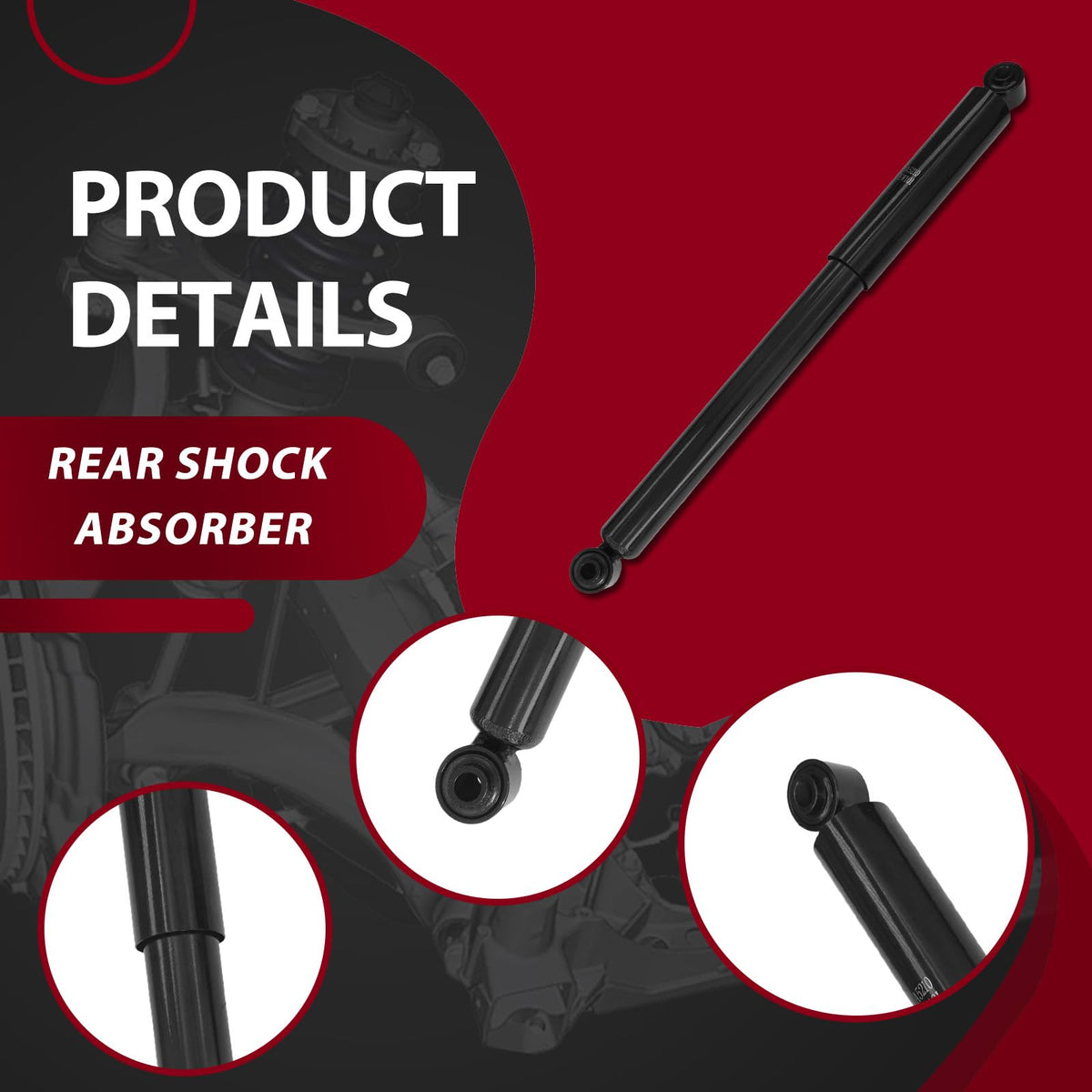 Frenzybro Shock Absorber Front Rear Struts With Rear Sway Bar Link