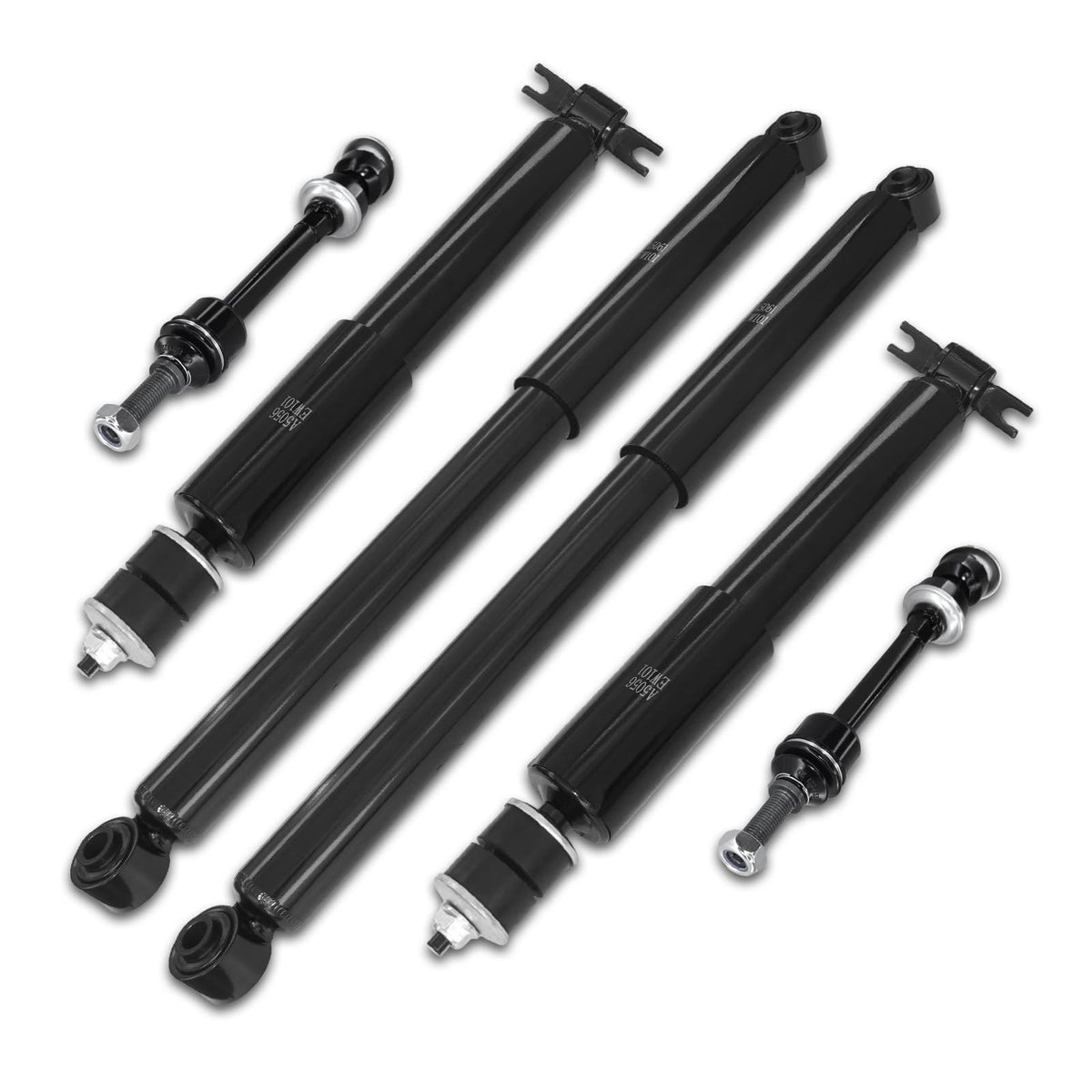 Frenzybro 6Pcs 2WD Front Struts Rear Shock Absorbers Sway Bars Kit