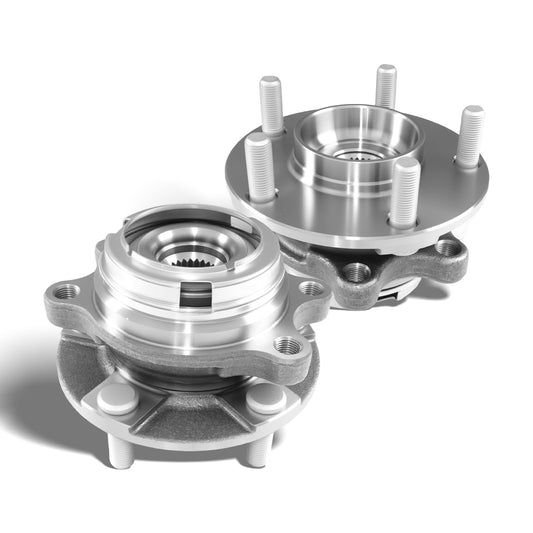 Frenzybro 2pcs Front Hub Assembly and Wheel Bearing Compatible with Infiniti FX35 FX45 FX50 G37 M35 M37 M45 M56 Q40 Q50 Q60 Q