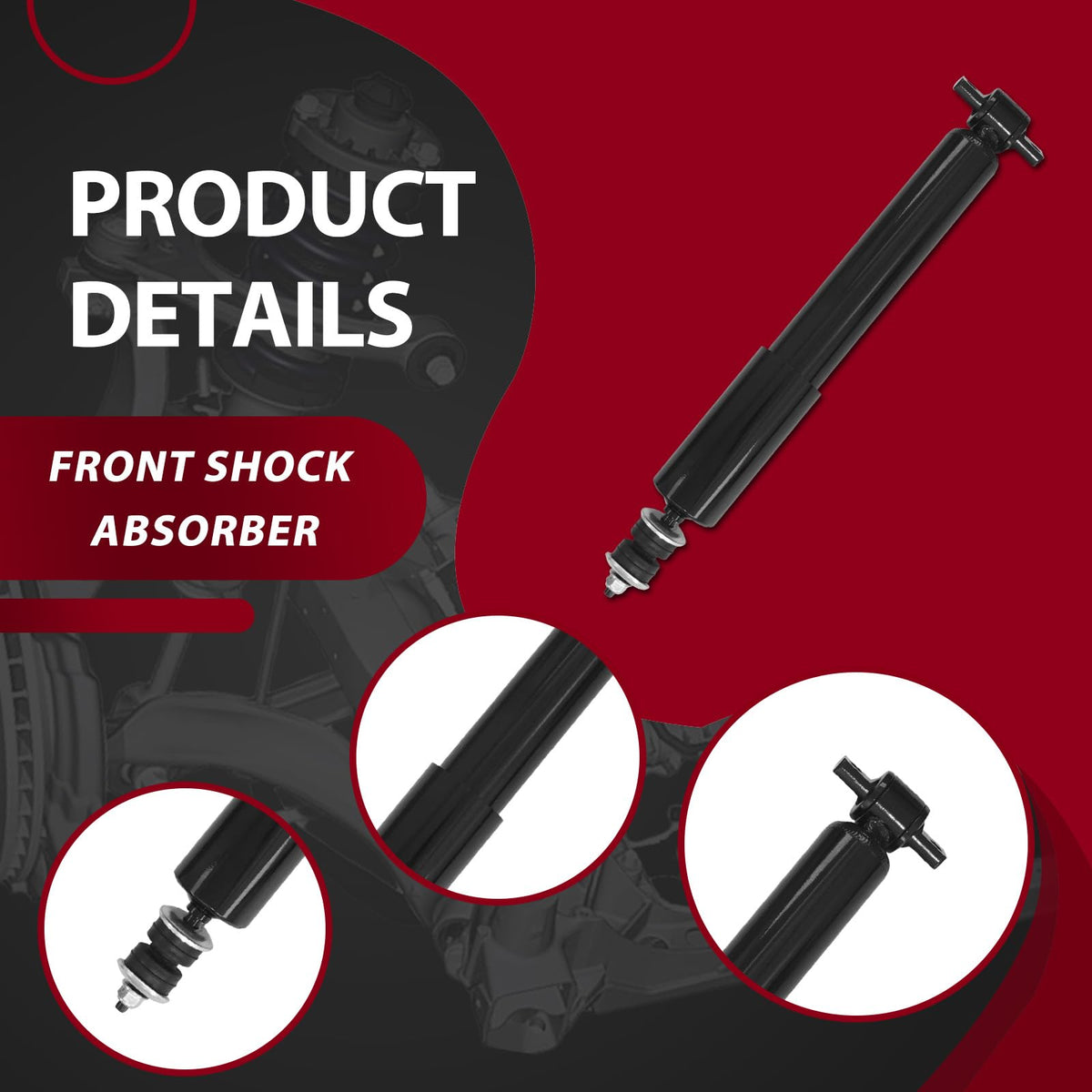 Frenzybro 2WD Front Upper Control Arm Shock Absorber Lower Ball Joint Suspension Kit Replacement For 2004-2006 Chevrolet Silv
