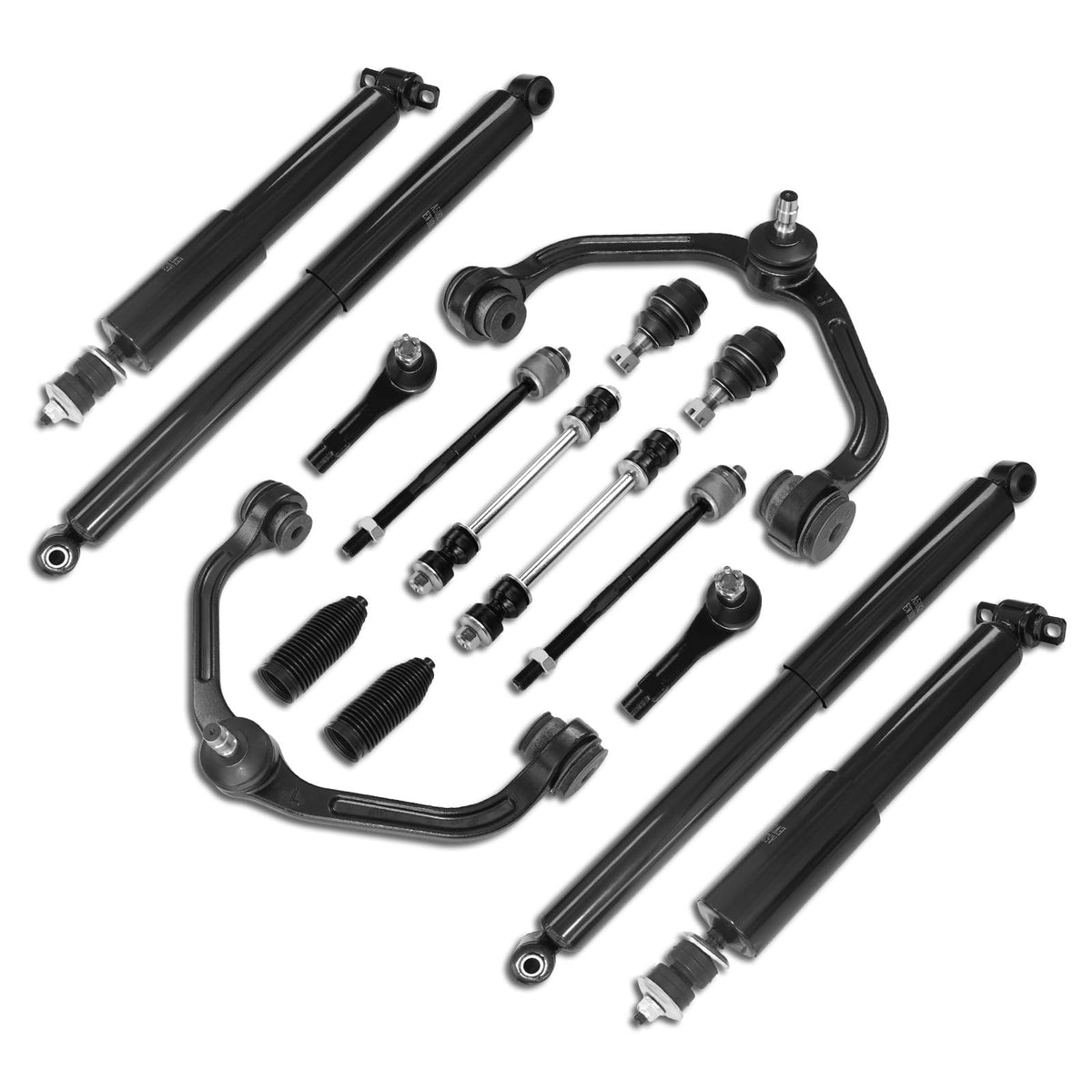 Frenzybro Shock Absorber Front Suspension Kit Fit for 98-2011 Ranger RWD