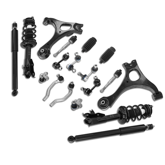 Frenzybro 18 Pcs Front Control Arm Rear Shock Absorber Suspension Kit