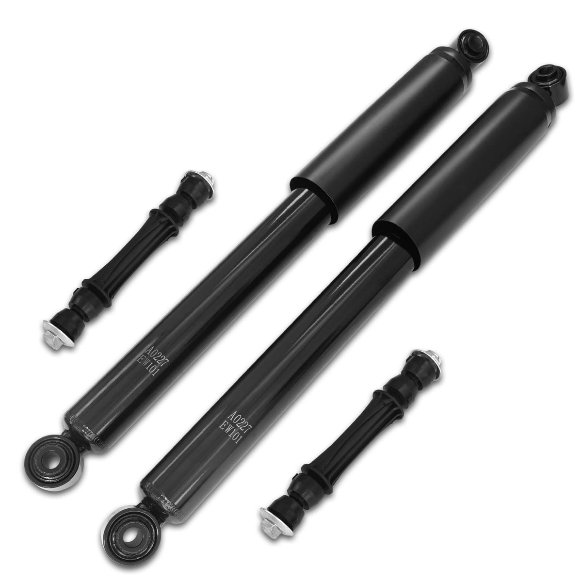 Frenzybro 4Pcs 4WD Rear Shock Absorbers Assembly Front Sway Bar Links Kit
