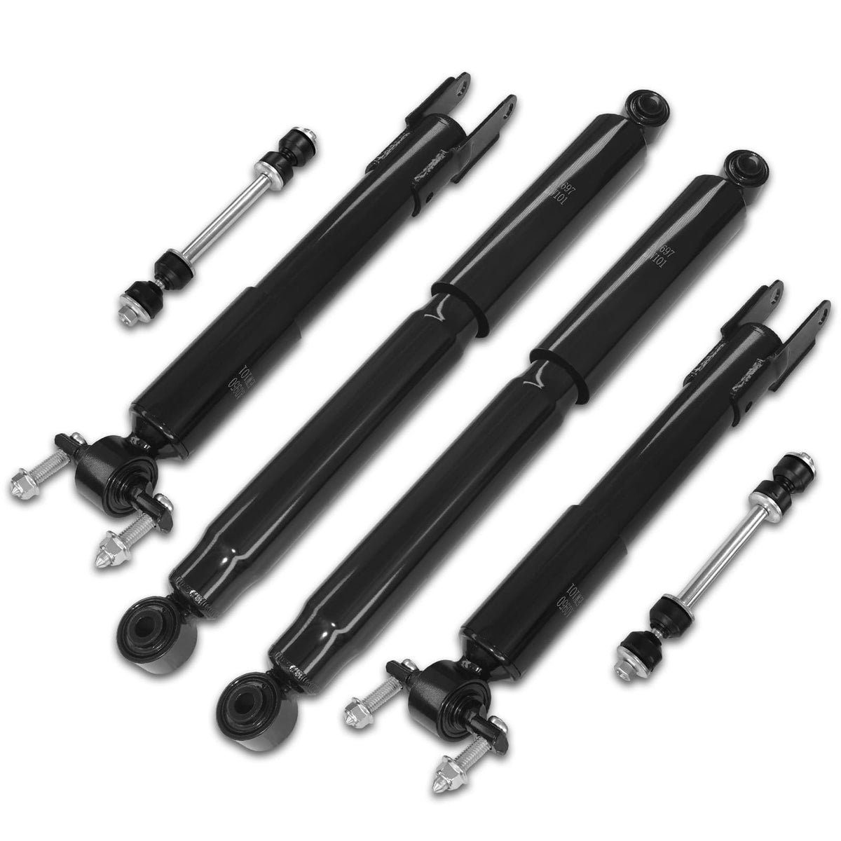 Frenzybro 6Pcs Front Struts Rear Shock Absorbers Sway Bars Kit