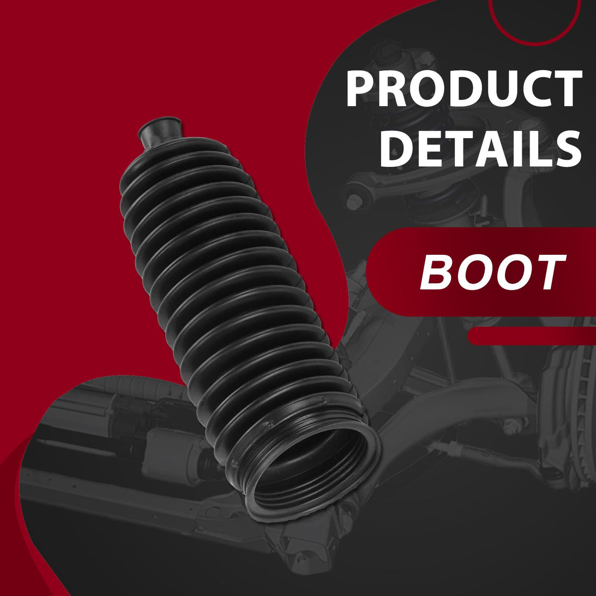 Frenzybro 10pcs Front Control Arm Sway Bar Tie Rod Boot Suspension Kit