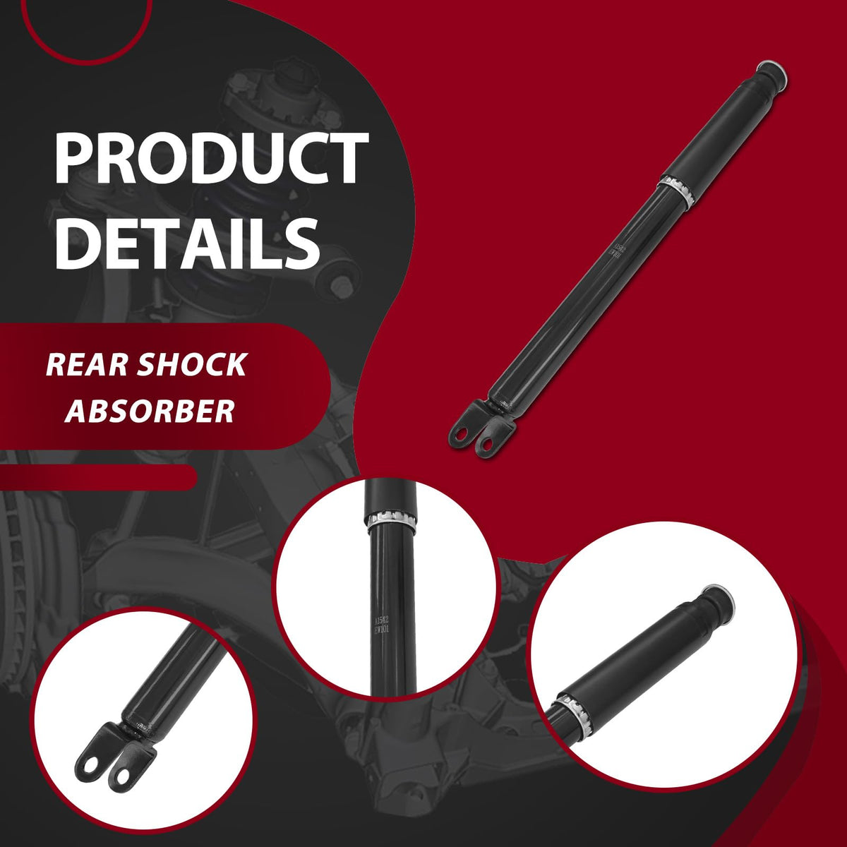 Frenzybro Front Suspension Kit Rear Shock Absorber Fit for 11-17 Explorer