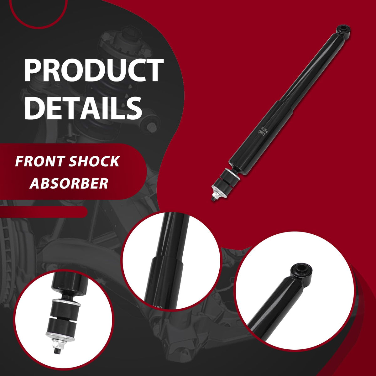 Frenzybro 6Pcs Front Struts Rear Shock Absorbers Sway Bars Kit