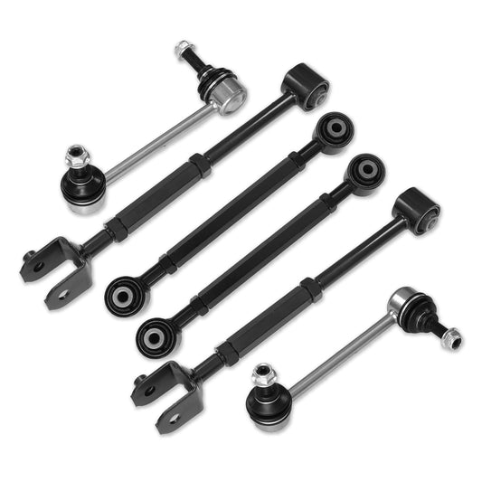 Frenzybro Rear Lower Upper Control Arm Kit RK100209 RK100110 6Pcs