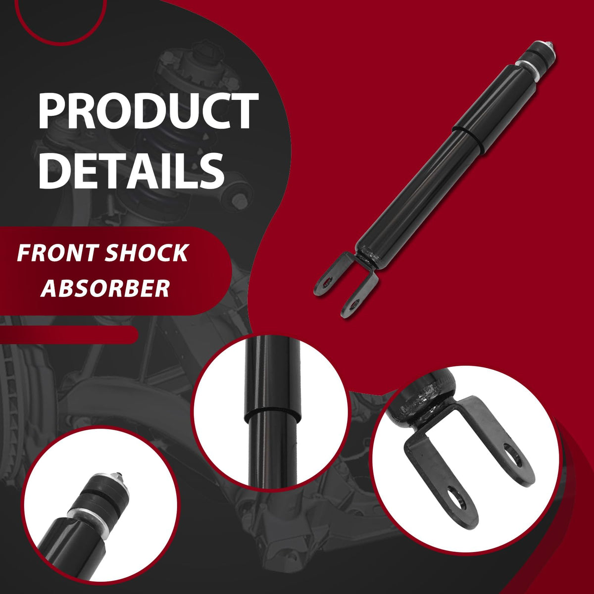 Frenzybro Shock Absorber Front Rear Struts With Rear Sway Bar Link