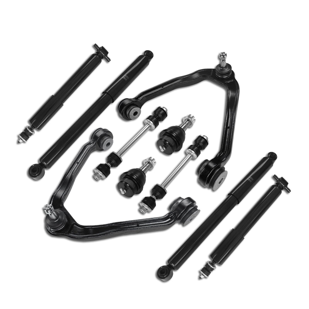Frenzybro 2WD Front Upper Control Arm Shock Absorber Suspension Kit 10PCS