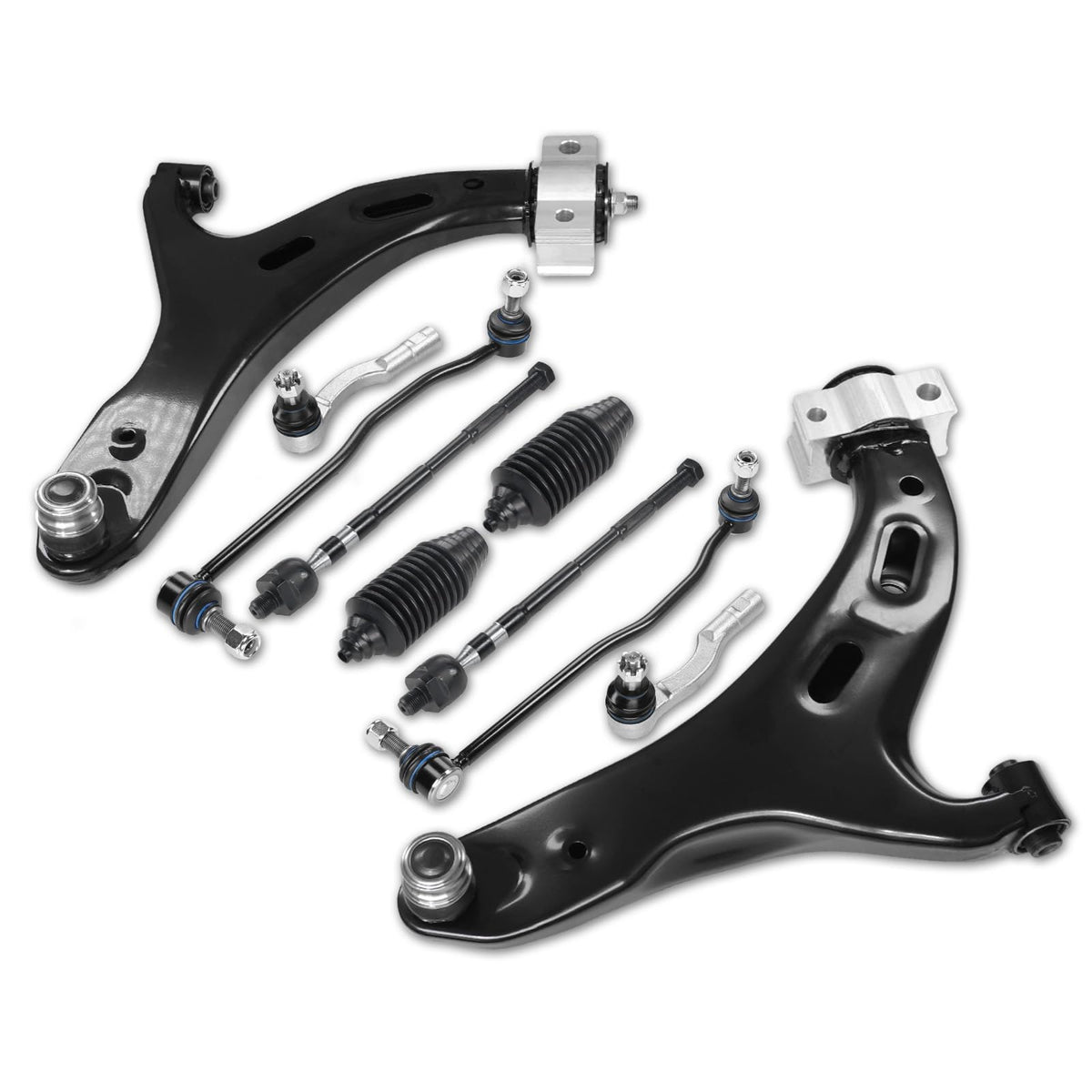 Frenzybro 12PCS Front Control Arms Kit Fits for Subaru Legacy 2015-2019