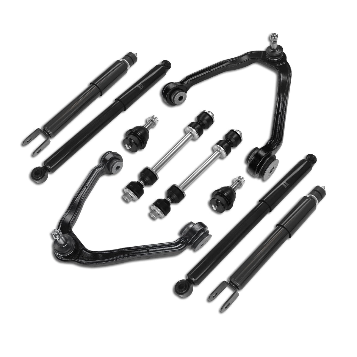 Frenzybro 4WD Upper Control Arm Front Rear Shock Absorber Suspension Kit