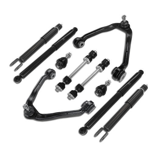 Frenzybro 4WD Upper Control Arm Front Rear Shock Absorber Suspension Kit