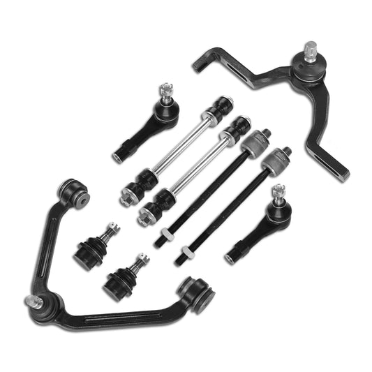 Frenzybro 10 Piece Front Upper Control Arm Front Suspension Kit 4WD&AWD