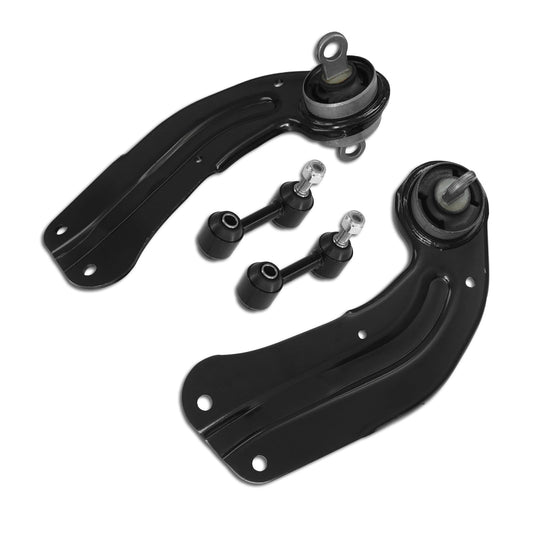 Frenzybro Rear Control Arm Suspension Trailing Arm Sway Bar Link Kit Replacement For 2013-2015 Chevrolet Malibu 2014-2019 Imp
