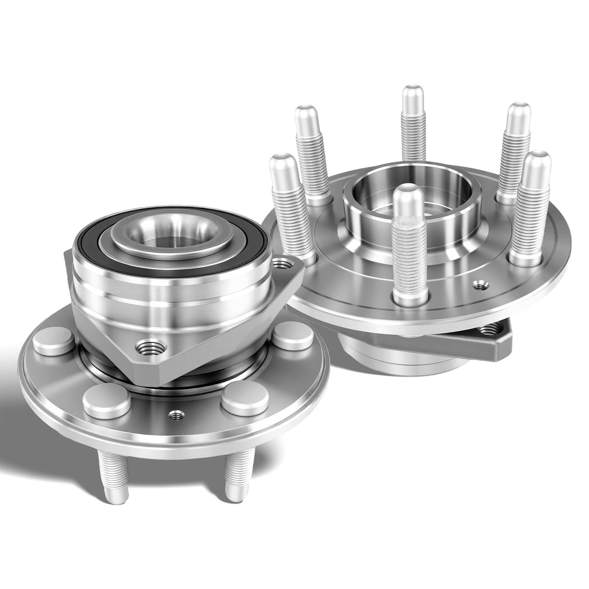 Frenzybro 2pcs Front or Rear Hub Assembly and Wheel Bearing Compatible with Cadillac SRX 2010-2016, 2011 SAAB 9-4X OEM#513289