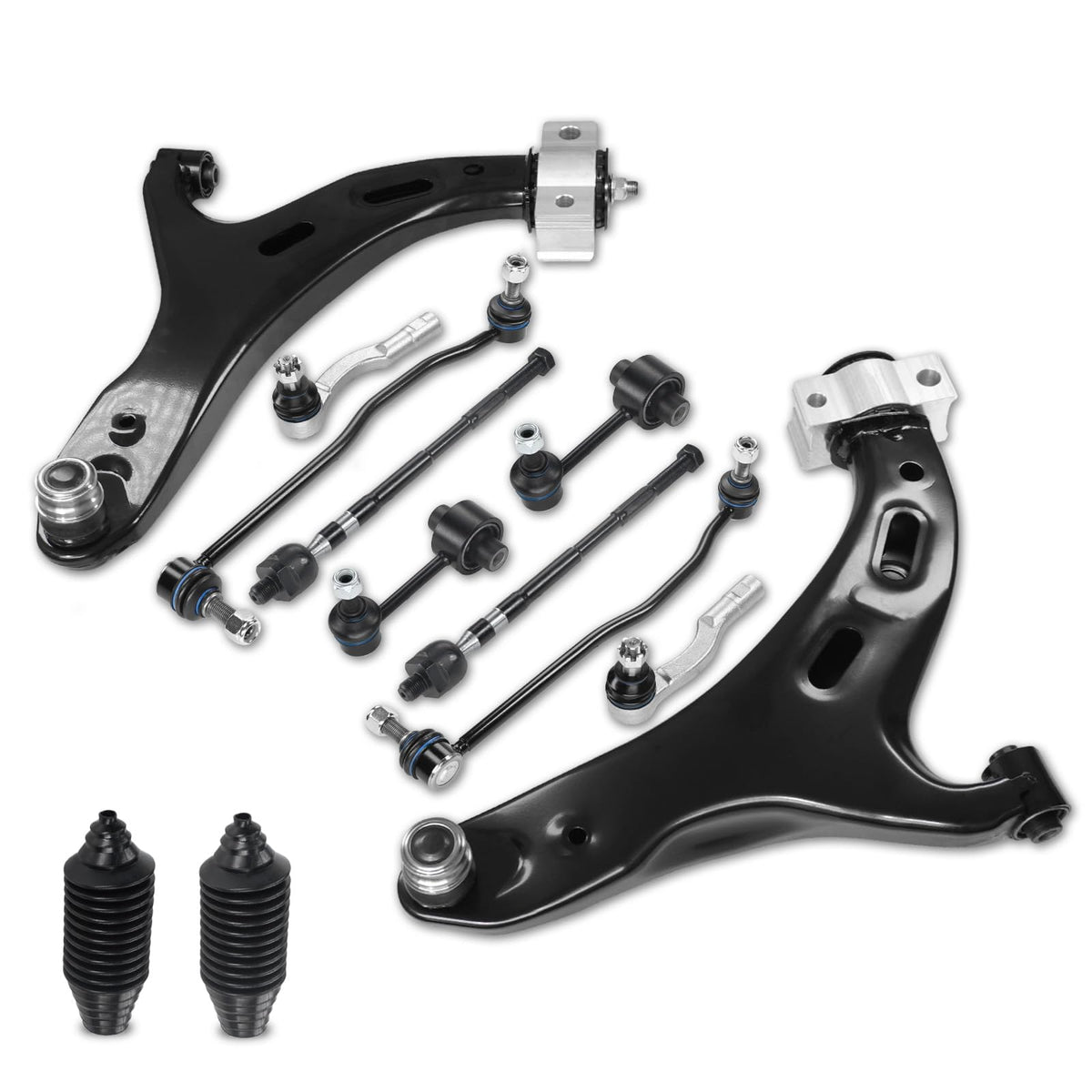 Frenzybro 14PCS Front Control Arms Kit Fits for Subaru Legacy 2015-2019