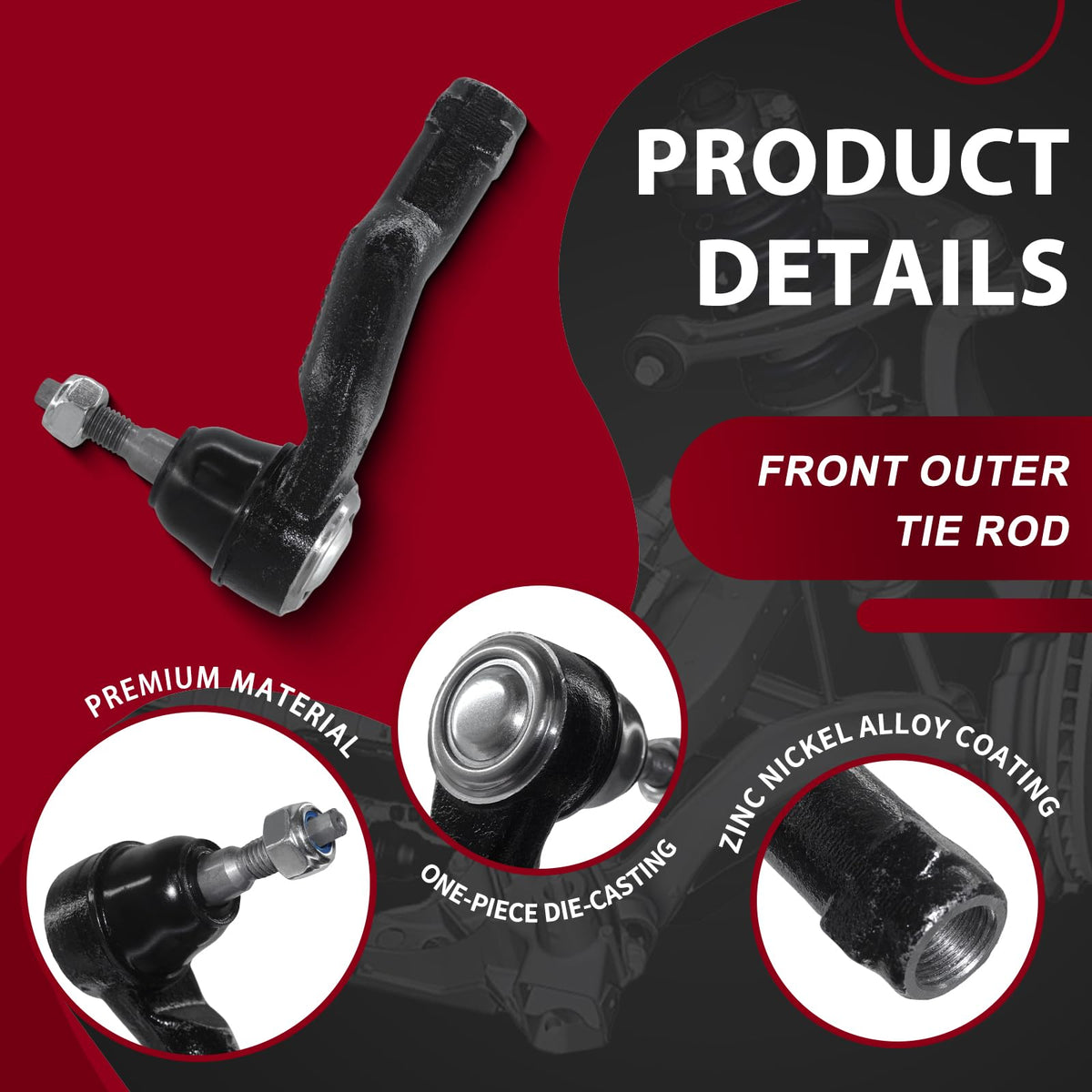 Frenzybro Control Arm Kit Fit for 2021-2025 Ford Escape