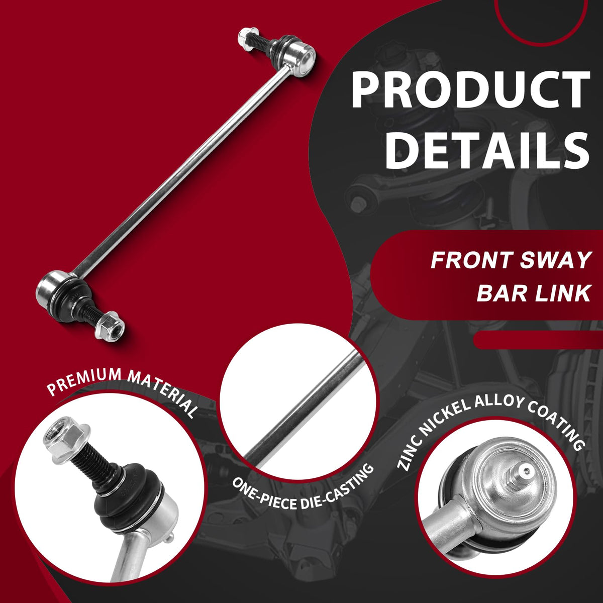 Frenzybro Control Arm Kit Fit for 2013-2019 Ford Fusion All Models