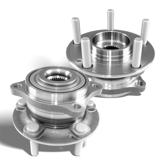 Frenzybro Wheel Bearing Hubs Pair of 2 Replacement for 2007-2009 Hyundai Santa Fe Front, Replacement for 2007-2011 Hyundai Sa