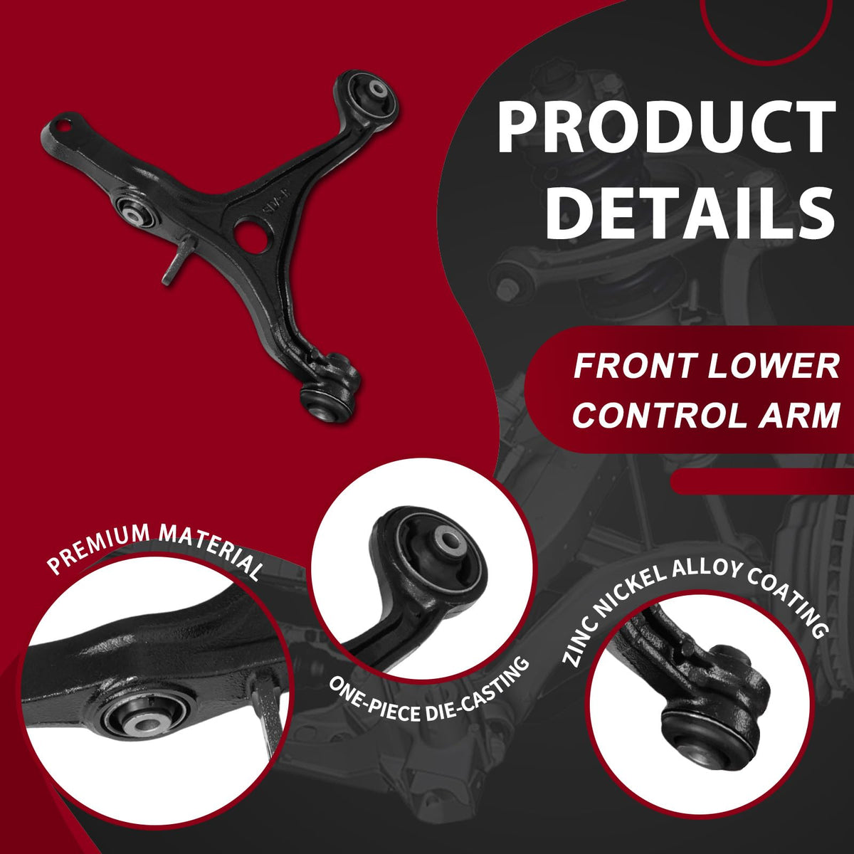 Frenzybro Front Upper Lower Control Arm w/Ball Joint K640290 K640289 14Pcs