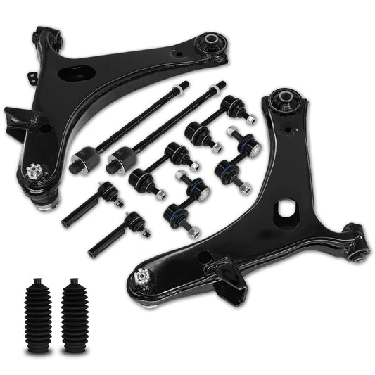 Frenzybro 14PCS Front Control Arms Kit Fits for Subaru Legacy 2005-2009