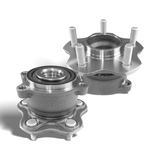 Frenzybro 2pcs Rear Hub Assembly and Wheel Bearing Compatible with Nissan Altima 2007-2018, Maxima 2009-2019, Murano 2015-202