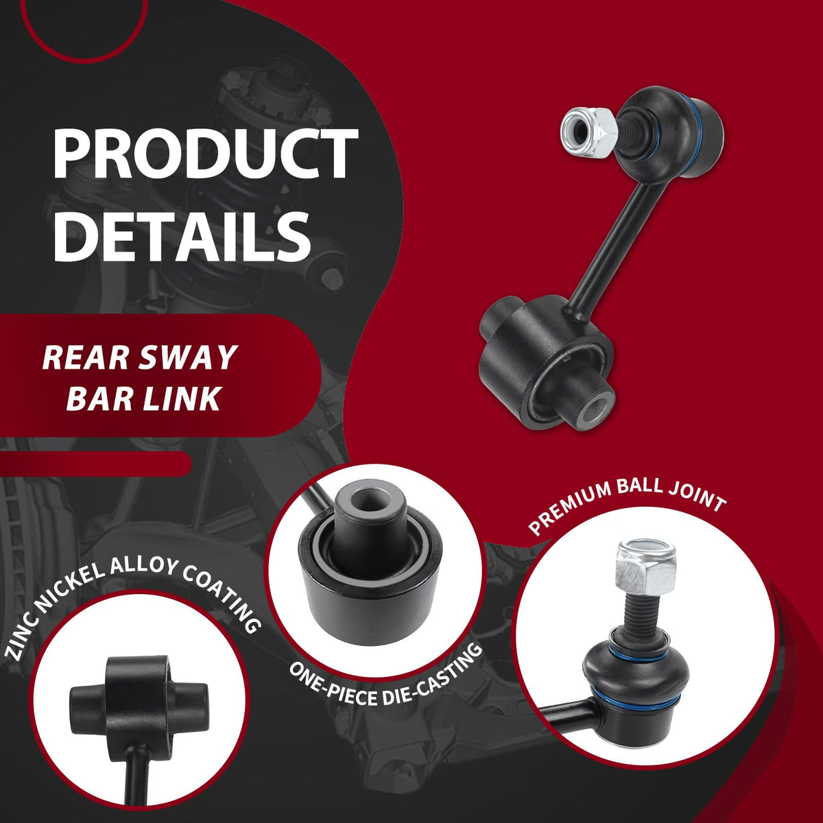 Frenzybro 14PCS Front Control Arms Kit Fits for Subaru Legacy 2015-2019