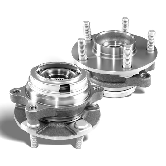 Frenzybro 2pcs Front Hub Assembly and Wheel Bearing Compatible with Nissan Murano 2003-2007, Quest 2004-2009 OEM#513310 40202