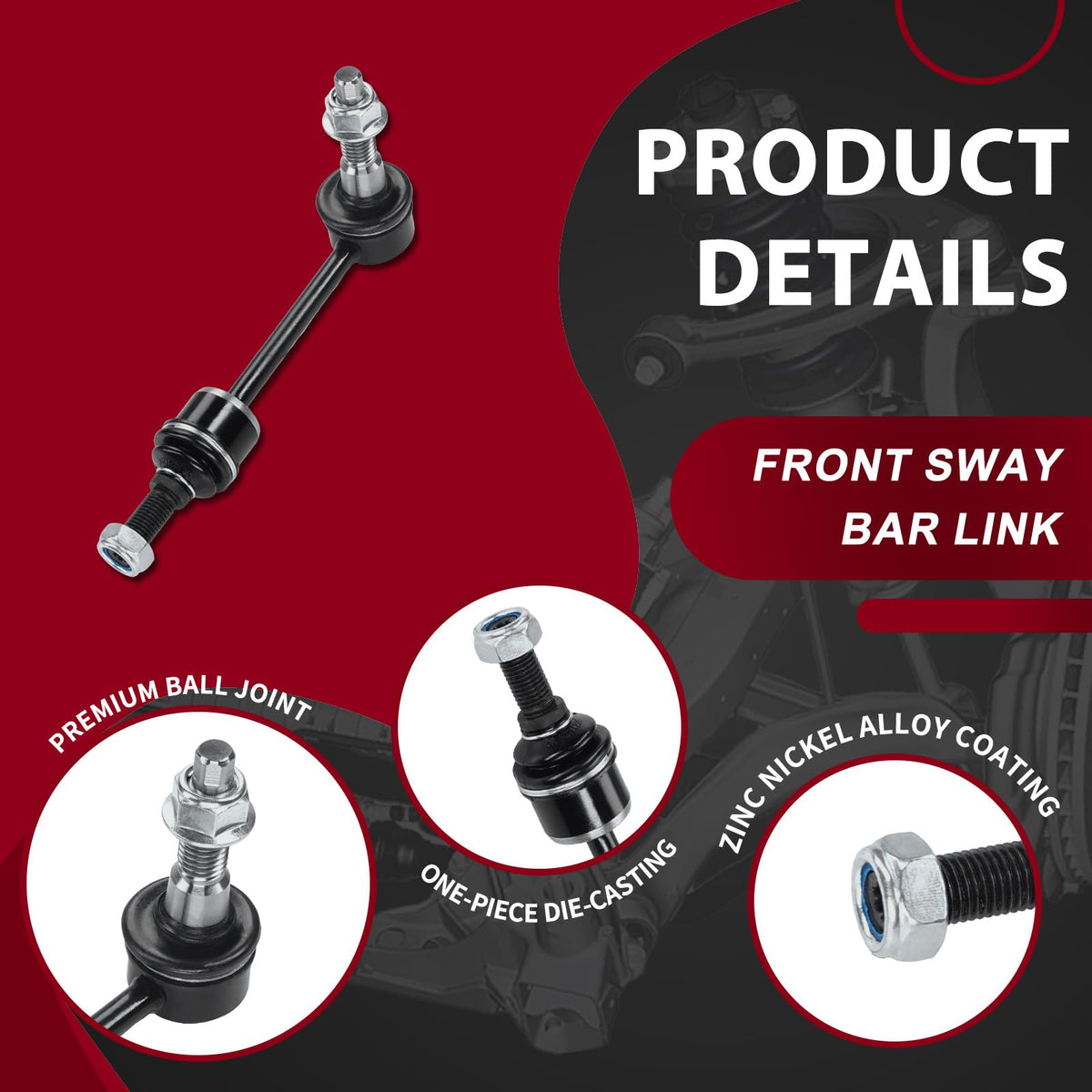 Frenzybro Control Arm Kit Fit for 2005 Ford F-150 4WD