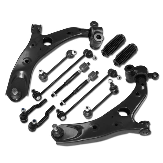 Frenzybro 12PCS Front Control Arm Suspension Kit Fit for 2014-2017 Mazda 6