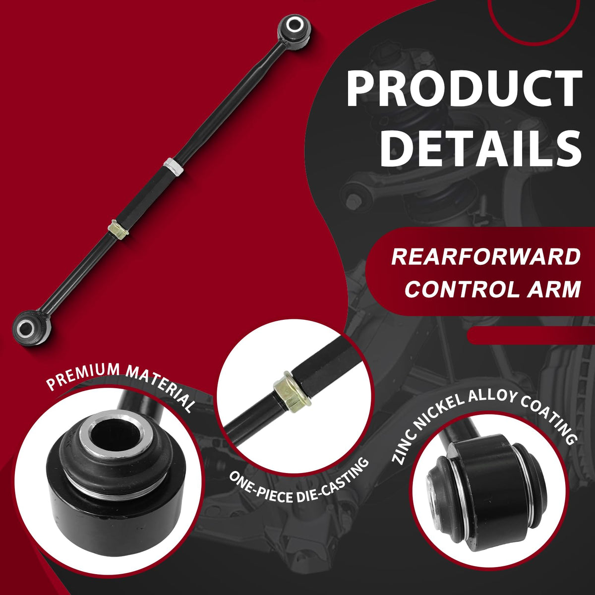 Frenzybro Rear Control Arm for 1997-01 Toyota Camry 1997-04 Avalon