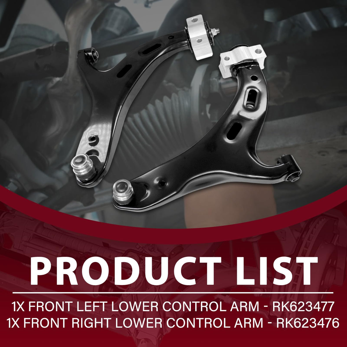 Frenzybro Front Control Arms Kit Fits for Subaru Legacy 2015-2019