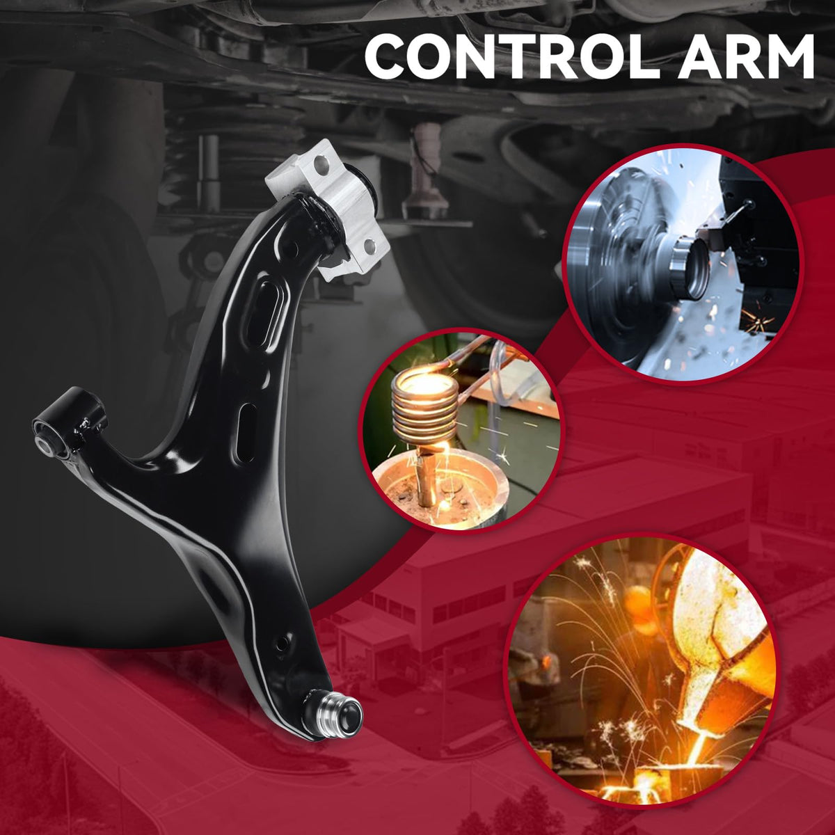Frenzybro 14PCS Front Control Arms Kit Fits for Subaru Legacy 2015-2019