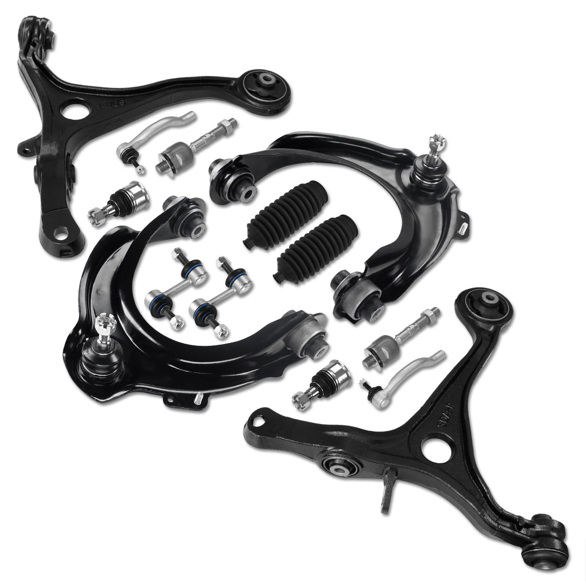 Frenzybro Front Upper Lower Control Arm w/Ball Joint K640290 K640289 14Pcs