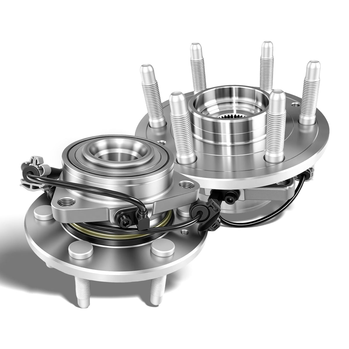 Frenzybro 2pcs Front Hub Assembly and Wheel Bearing Compatible with 2015-2020 GMC Yukon XL Sierra 1500, Chevy Tahoe Suburban 