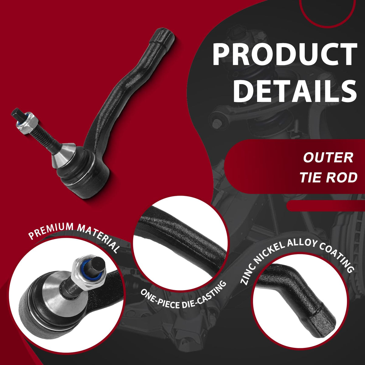 Frenzybro Control Arm Kit Fit for 2013-2019 Ford Fusion All Models