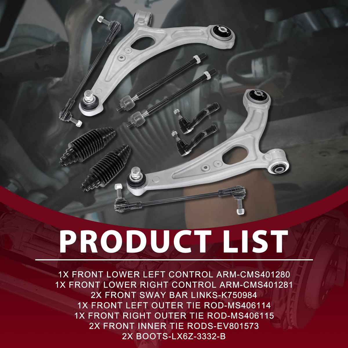 Frenzybro Control Arm Kit Fit for 2021-2025 Ford Escape