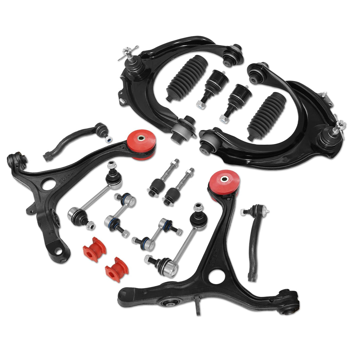 Frenzybro Front Upper Lower Control Arm Suspension Kit for 2004-06 Acura TL