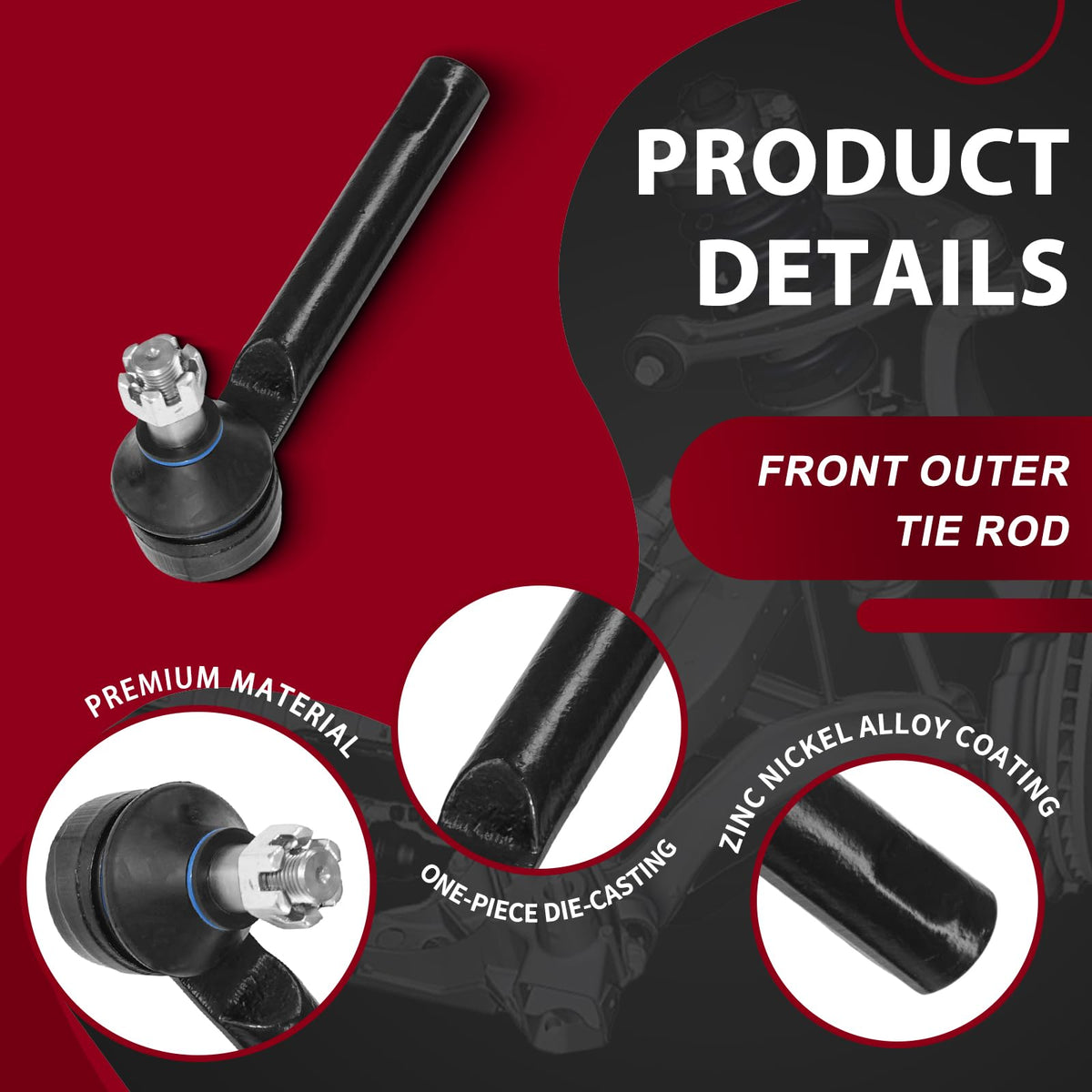 Frenzybro 10PCS Front Control Arms Kit Fits for Subaru forester 2009-2013