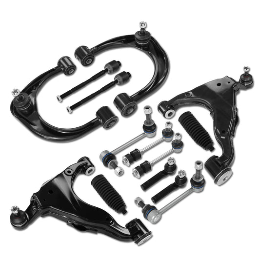 Frenzybro Front Upper Lower Control Arm Full Suspension Kit 14PCS